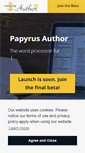 Mobile Screenshot of papyrusauthor.com